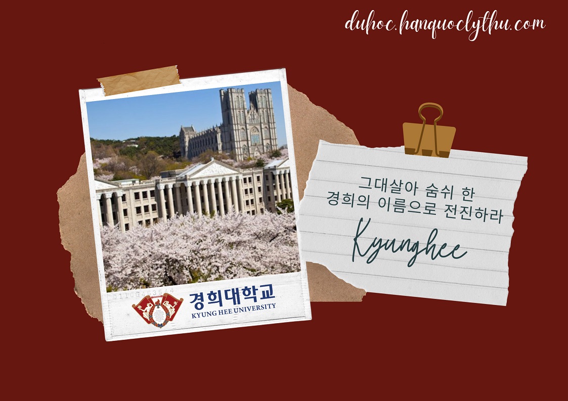 Slogan của trường Đại học Kyunghee Slogan của trường Đại học Kyunghee